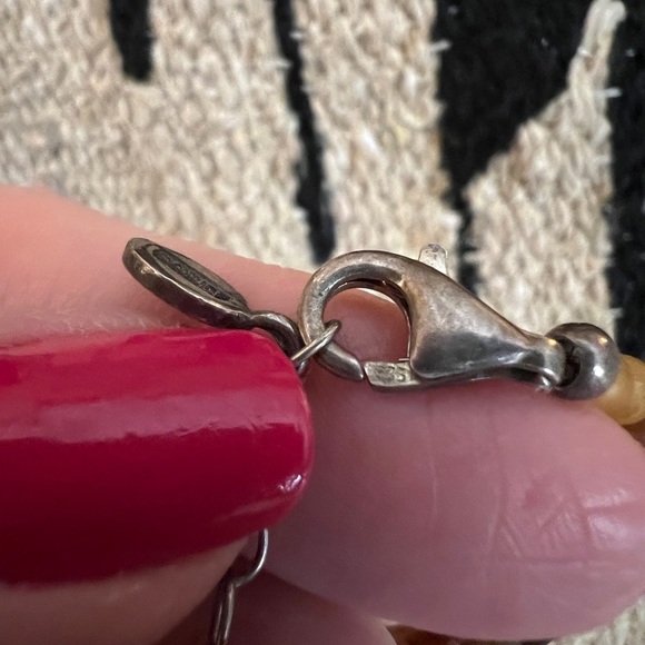 ❤️ Vintage Barse 925 Green Turquoise Beaded Necklace with Pendant 18+2.5” - Picture 10 of 12